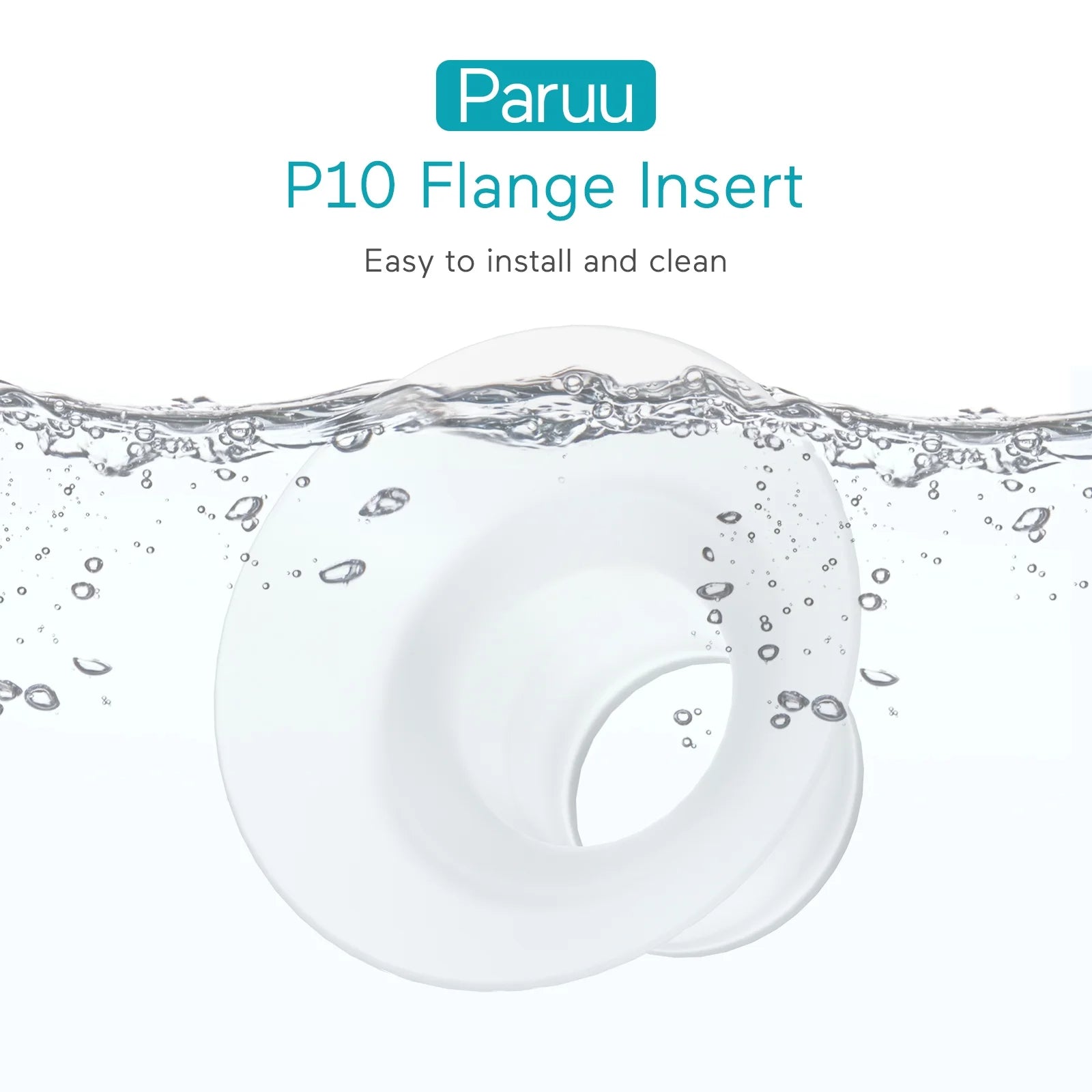 Paruu P10 Flange Insert 19mm, Original Breast Pump Replacement Accessories, 2 Pack