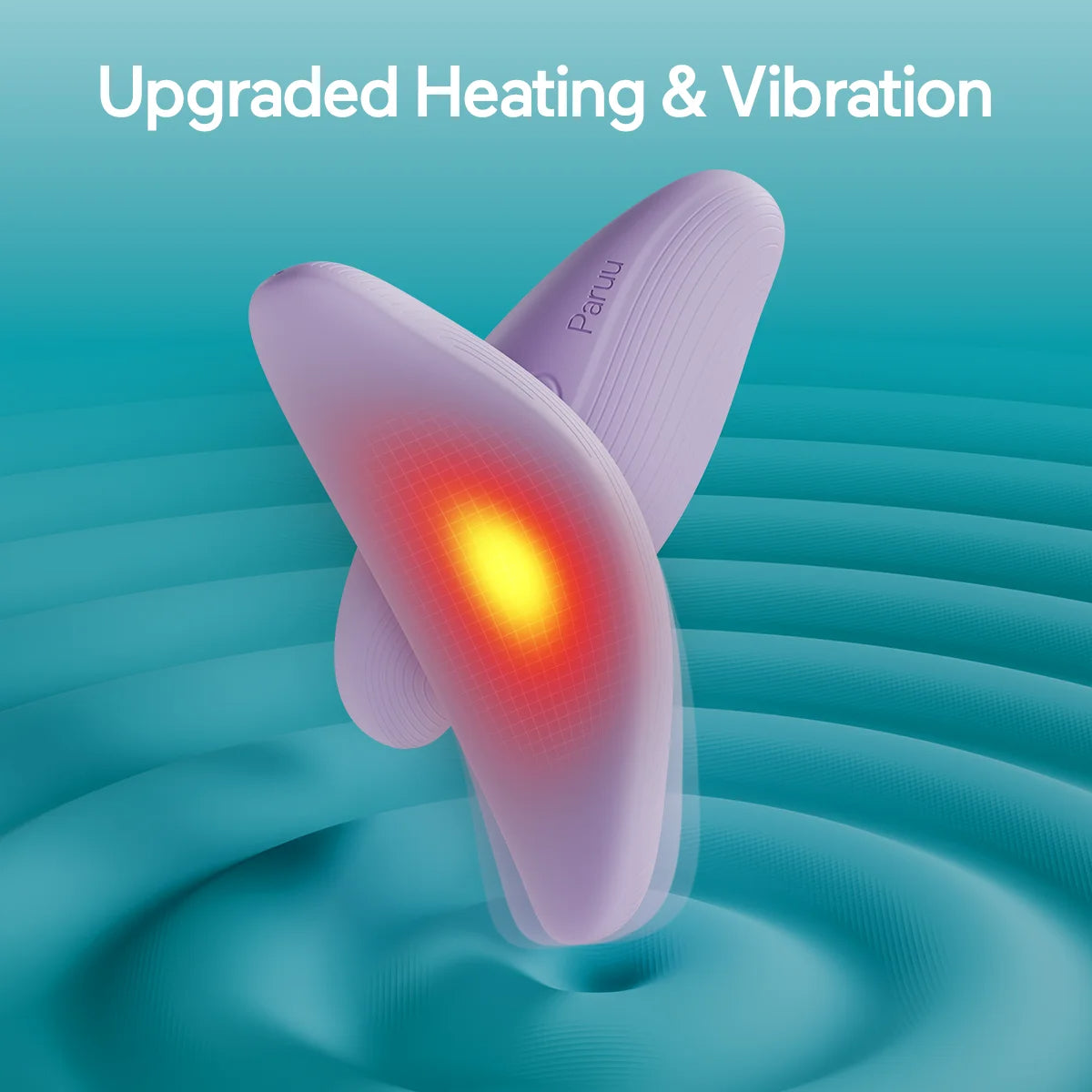 Paruu Warming 2-in-1 Lactation Massager, Multiple Modes of Heat + Vibration for Clogged Milk Ducts, Improve Milk Flow, Breast Engorgement