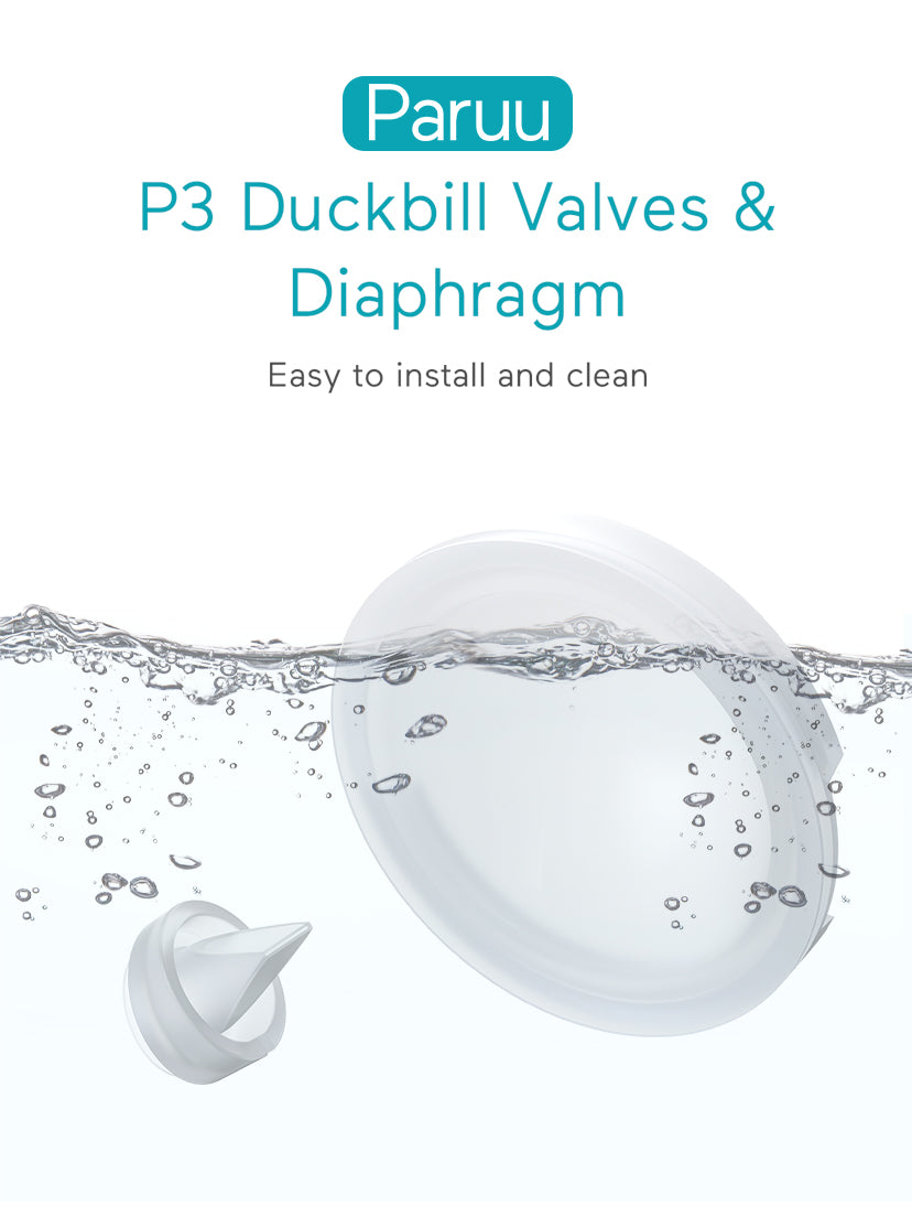 Paruu P3 Duckbill Valves & Silicone Diaphragm