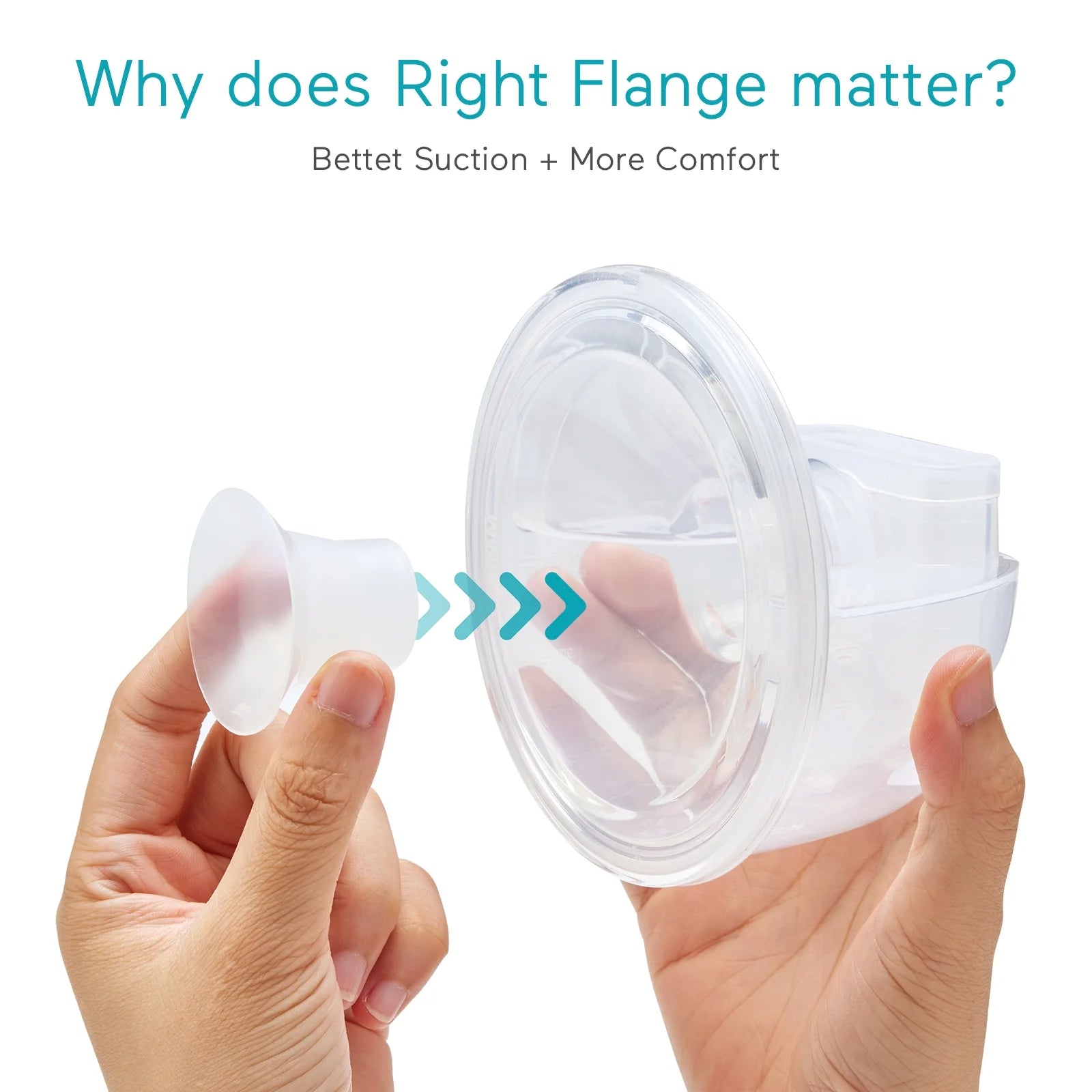 Paruu P10 Flange Insert 19mm, Original Breast Pump Replacement Accessories, 2 Pack