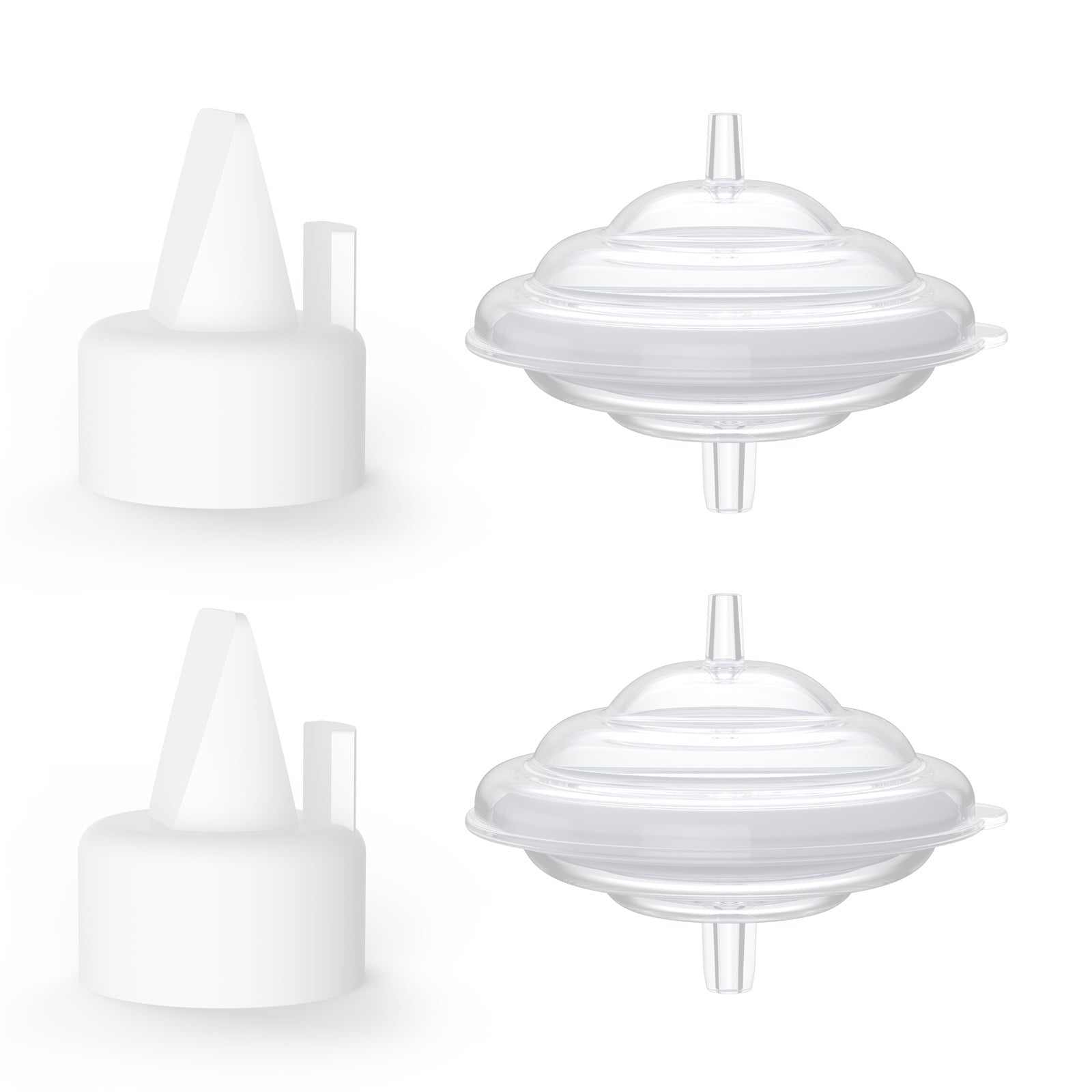 Paruu Pump Parts Compatible with Spectra S1/S2/9 Plus, Not Original Accessories, Replacements Include Valve and Backflow Protector (Duckbill Included), 2 Set